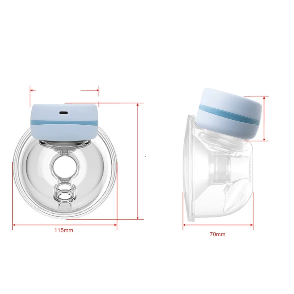 

New Design Cordless Feeding Wearable Hands Free Electric Wireless Breast Pump, Multi-colors