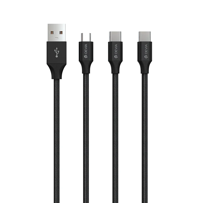 

Devia Branded high quality android data cables channel type c micro charging cable