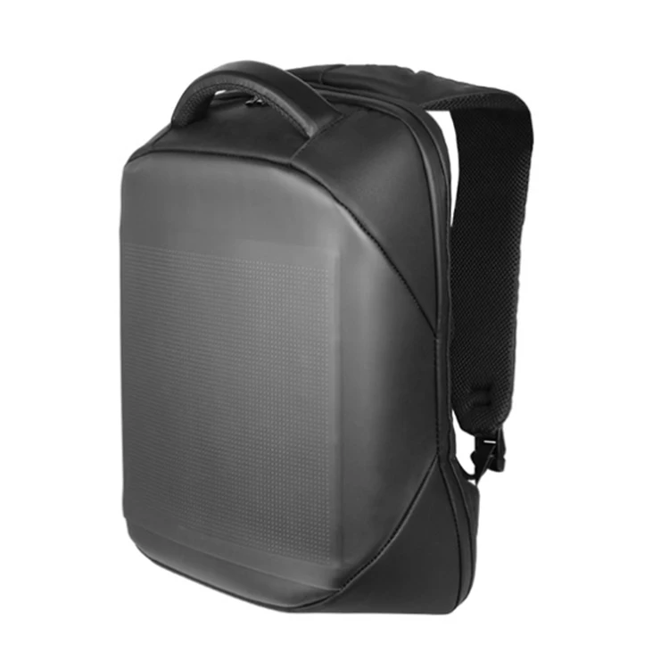 

Led Screen School Bag Backpack With LED Panel Lighting Laptop Bag Hidden Led Display Back Pack, As show