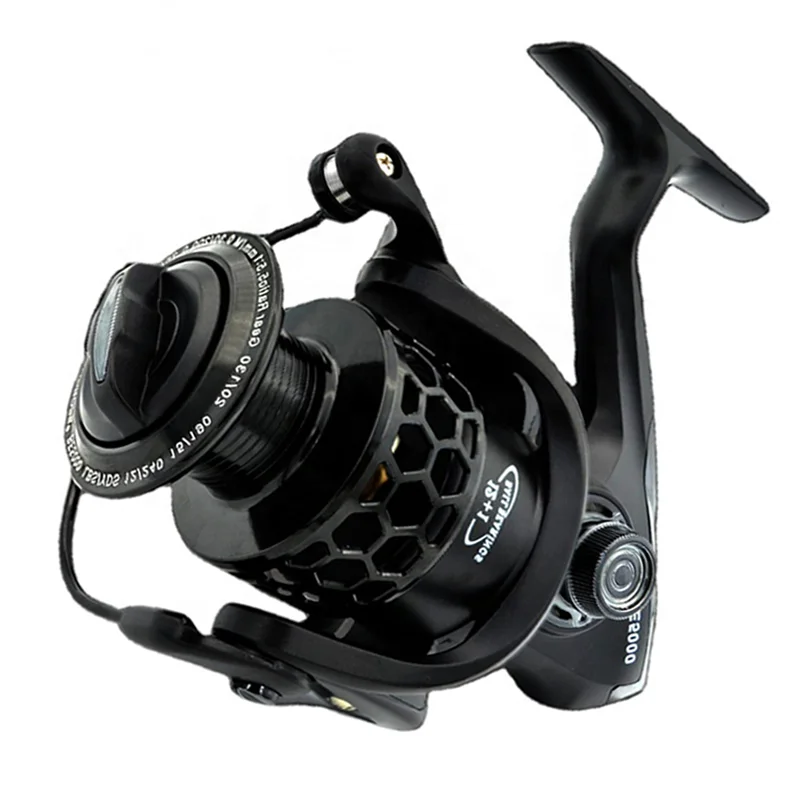 

fishing rod reel set combo fishing reels made in japan, Black