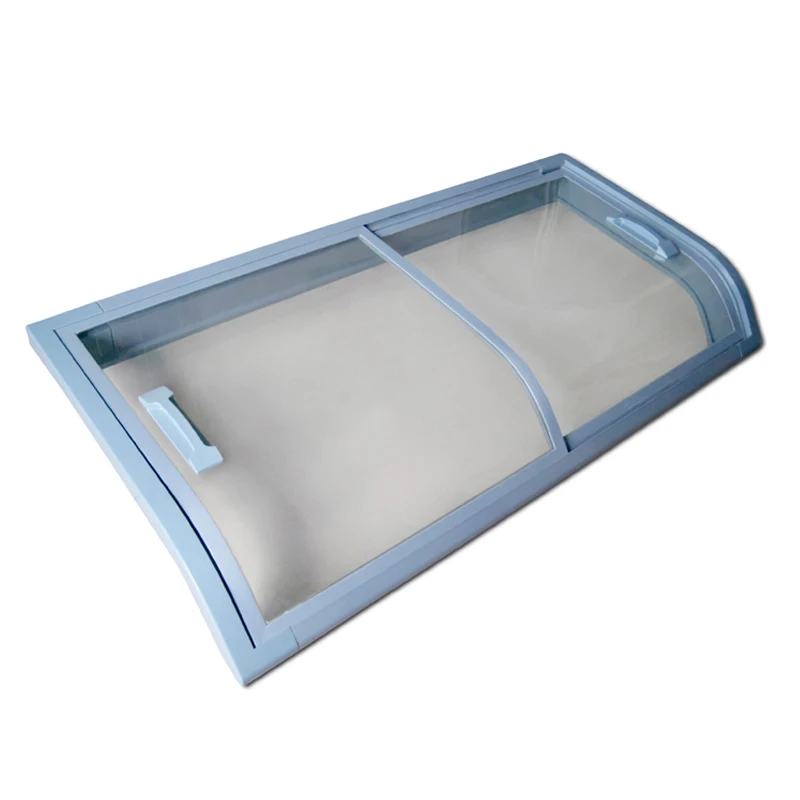 
Angle Curved Sliding Glass Door for Counter Top Freezer 