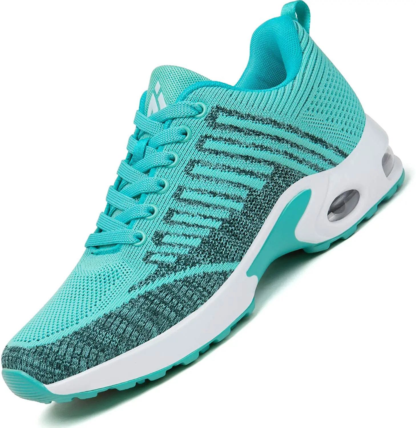 

2021 Wholesale Casual Breathable Air Cushion Lightweight Outdoor Sport Running Sneakers Walking Shoes for Women Black, 4 colors