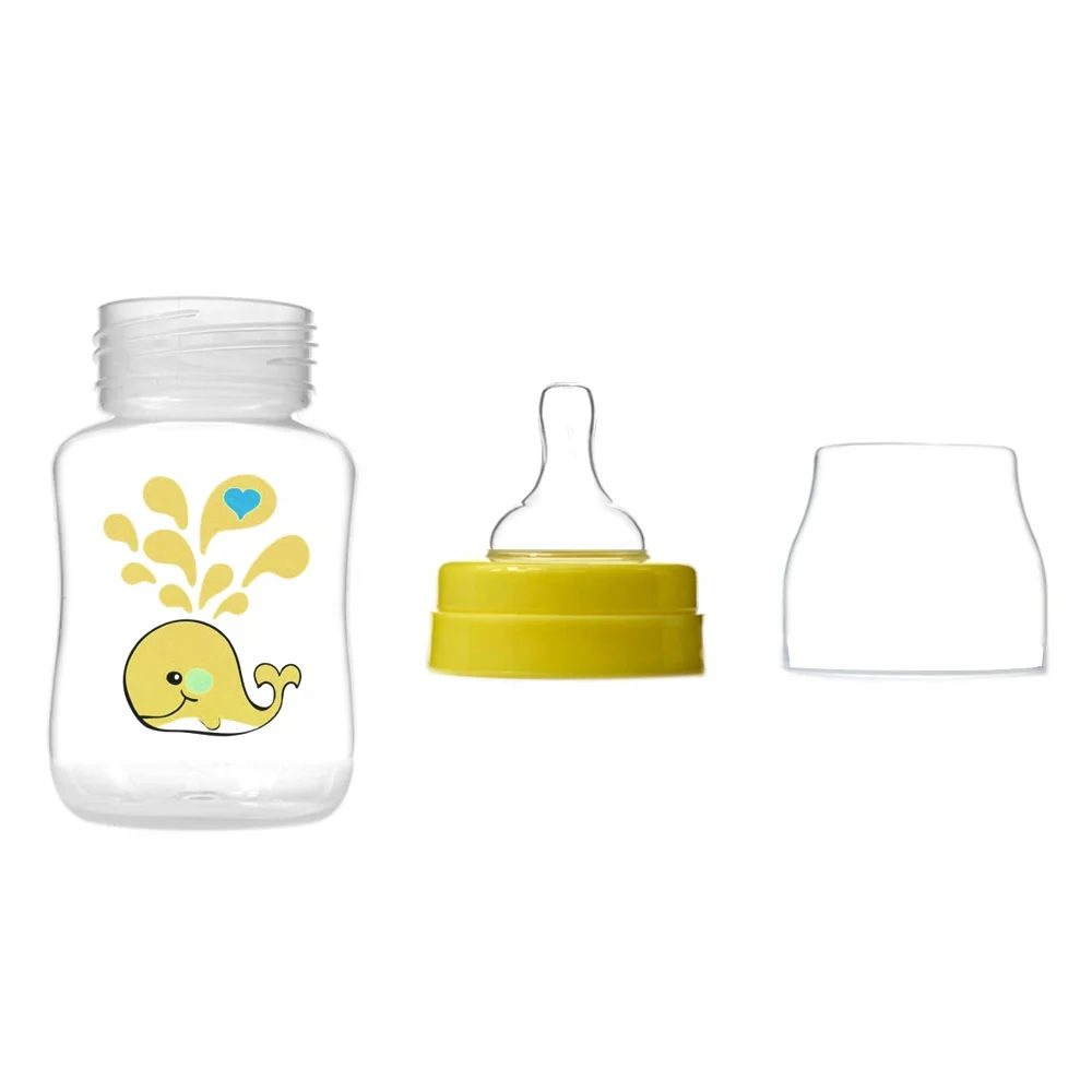 
OEM BPA free natural wide neck bebe mamadeira baby feeding bottle infant nursing bottles 