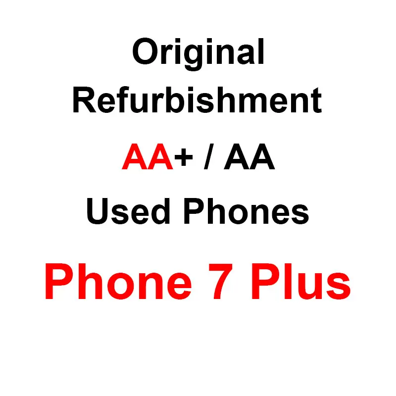 

Refurbishment Original Second Hand Smartphones Unlocked Cell Phones Used Mobile Phones For Iphone 7plus, Mixed colors