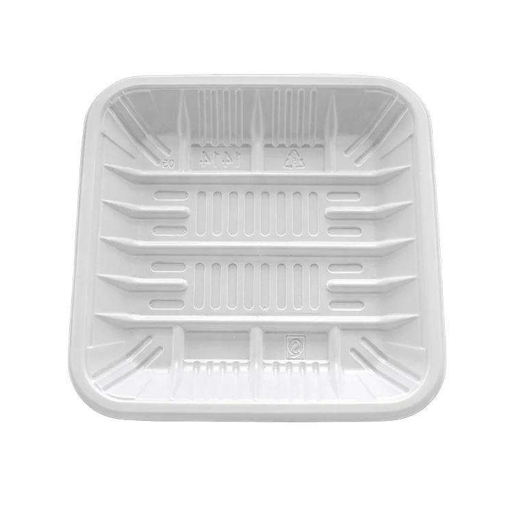 

Disposable Frozen Food Box Containers Fresh Meat Packaging Tray, Transparent