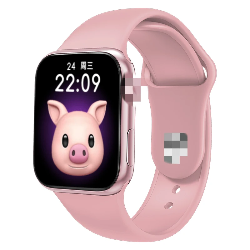 

2021 Newest popular fashion bluetooth dial call fitness tracker android ios music sports smart watch i12, Black white pink blue red