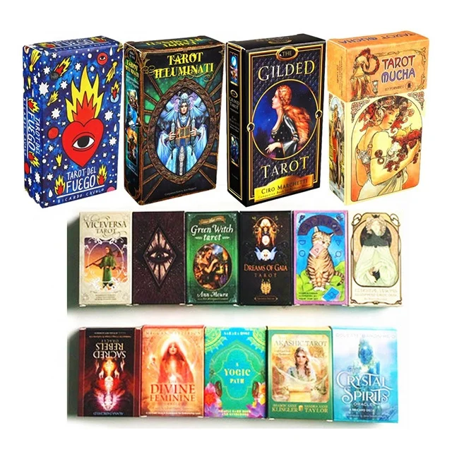 

New arrival wholesale 70 styles funny game magic custom indoor adult deck tarot cards