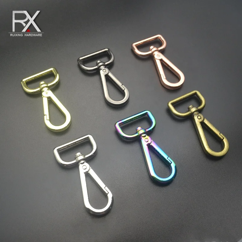 

Guangzhou High quality 25 mm strong Snap Hook 1 inch clip clasp swivel hook dog collar buckle snap hook for bag