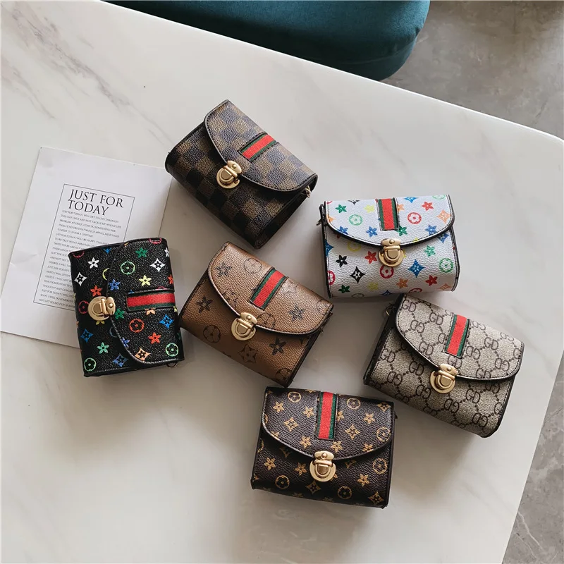 

2021 fashion Hot Selling Little Girls Mini Purse Bag handbag Trendy Purse for Kids Vintage Design Small Children Bag