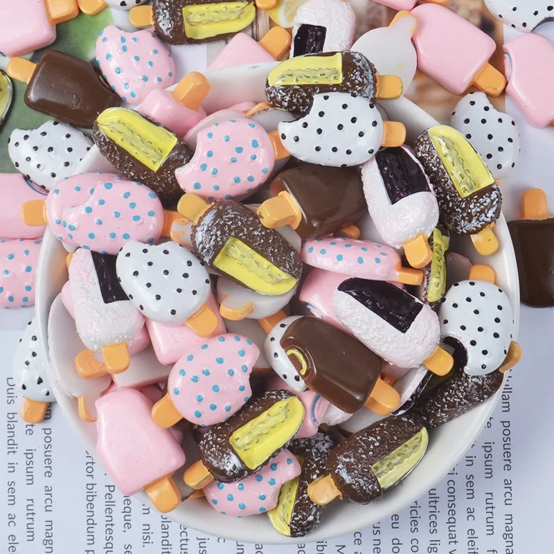 

Paso Sico Newest Kawaii Resin Ice Cream Nail Art Supplies Other Nail Art Decorations Products