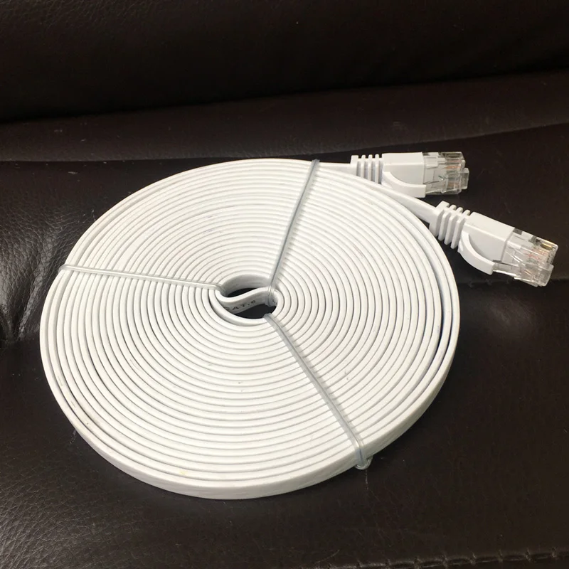 cantell Factory 5m highly flexible flat cable cat6 network patch cord cat6 network cable - ANKUX.COM