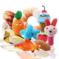 

fruit cartoon occurrence of plush toys Supplies Phony plush toys teasing boring cat sound pet cat dog toys