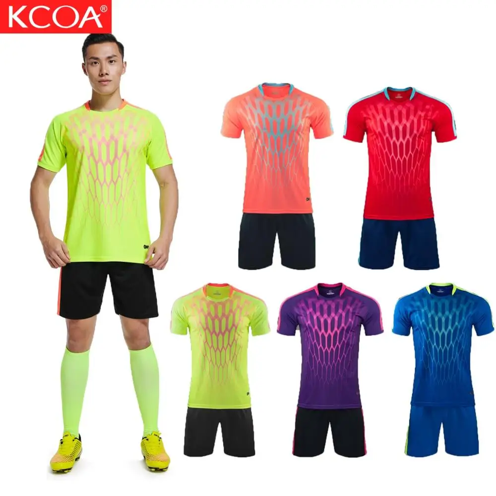 

2019 KCOA Stocked Quick Dry China Mens Soccer Jersey Uniform Set