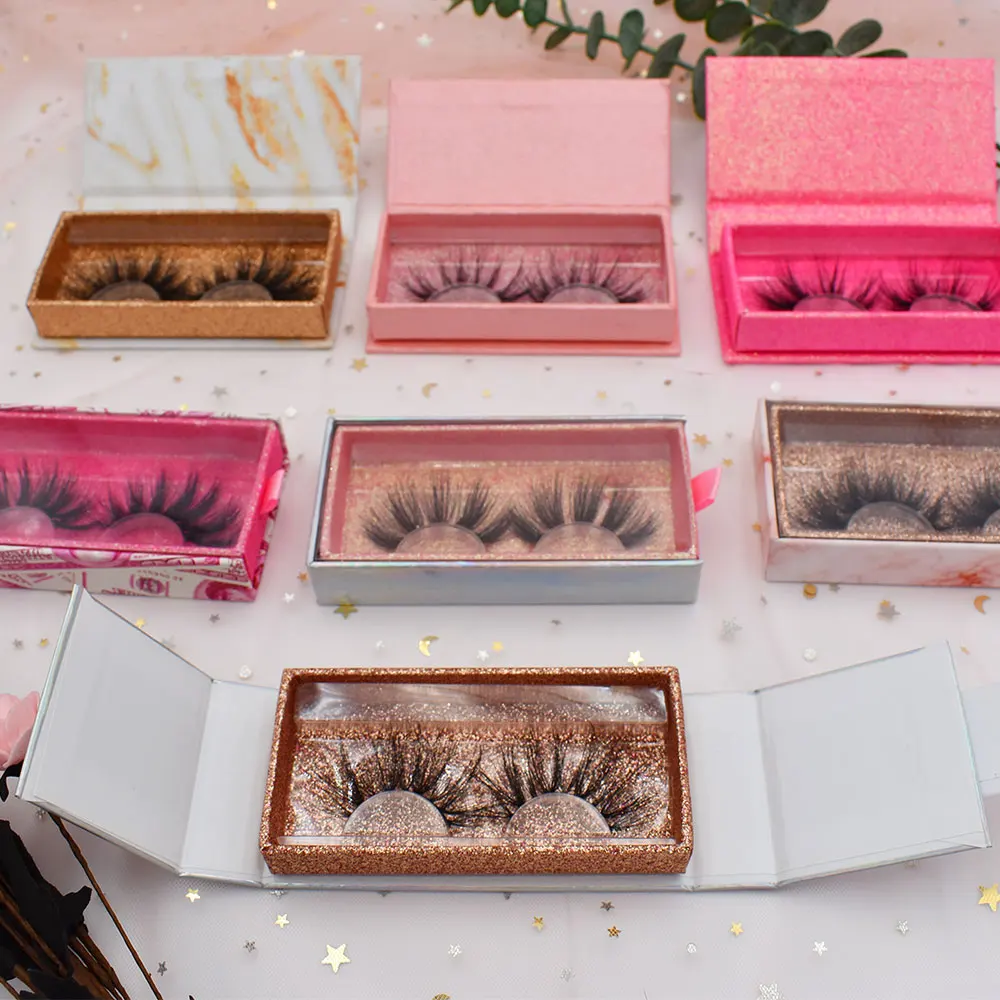 

Siberia custom private label Natural beauty vendor free 3D wholesale mink 25 mm eyelashes