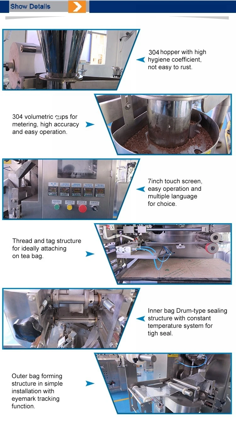 Wholesale Automatic Tea Leaf Pouch Filling Small Bag Making Packing Herbal Tea Packaging Machine Price