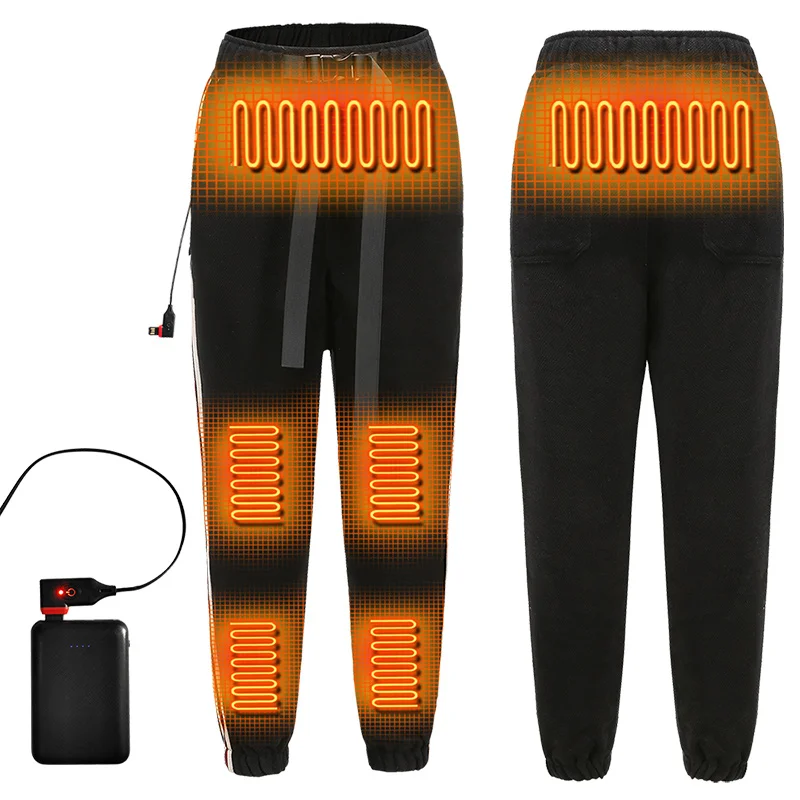 

USB power heated pants women lady winter keep warming heating clothes outer heated pants