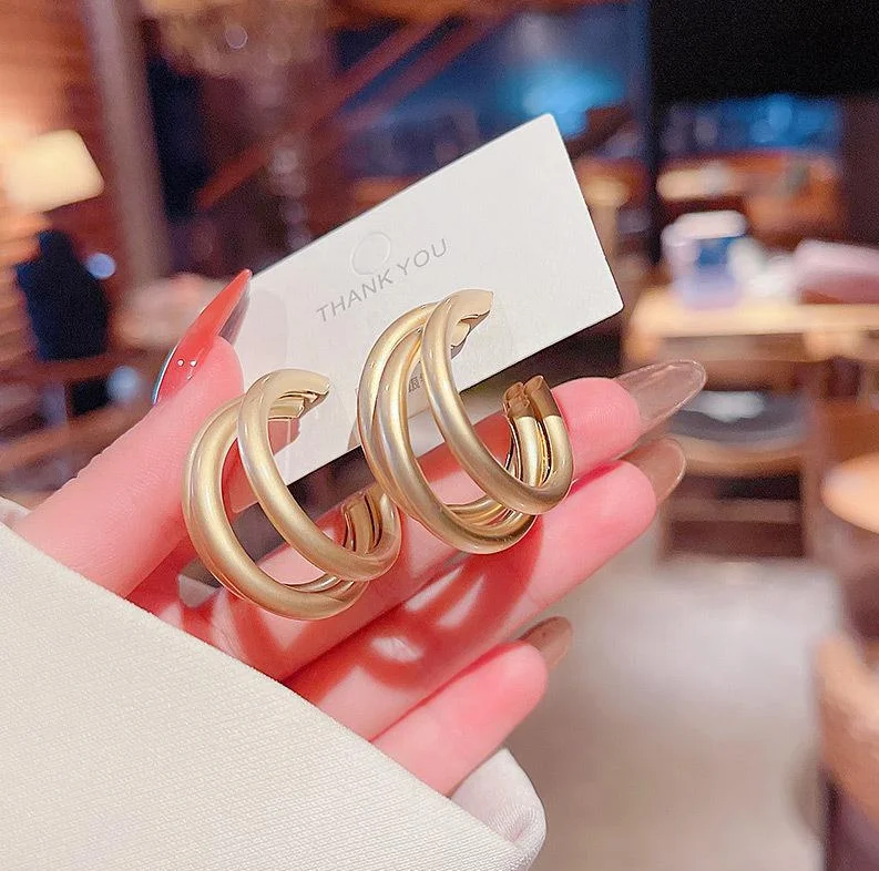 

ins popular indian earrings new style resin earrings matte jewelry earrings