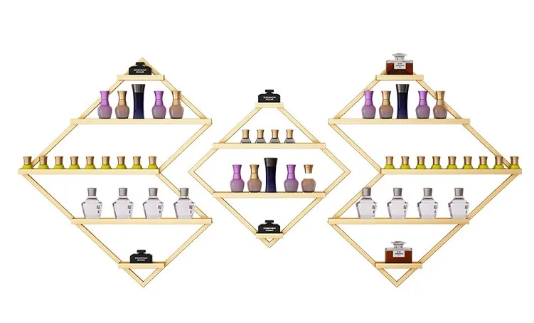 Iron Mesh Home Wall Storage Rack With Hook Wood Wall Shelf