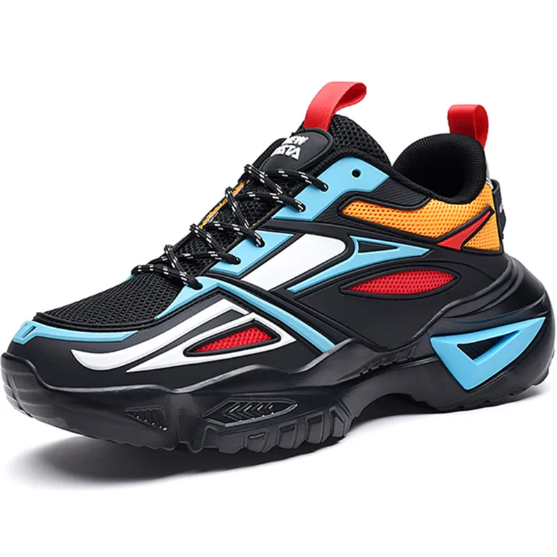

Dropshipping Custom Logo Men Walking Style Shoes Fashion Trends Men's Chunky Sneakers Comfortable Leisure Footwear