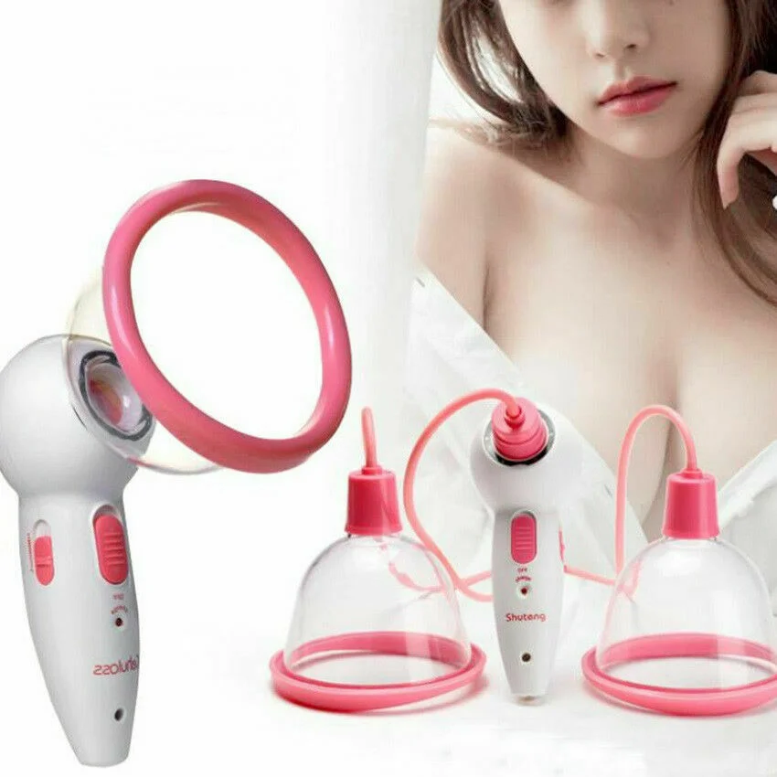 

Electric Breast Enhancer Vacuum Chest Enlargement Pump Suction Cupping Massager Body Beauty Machine Nipple Enlarge Device