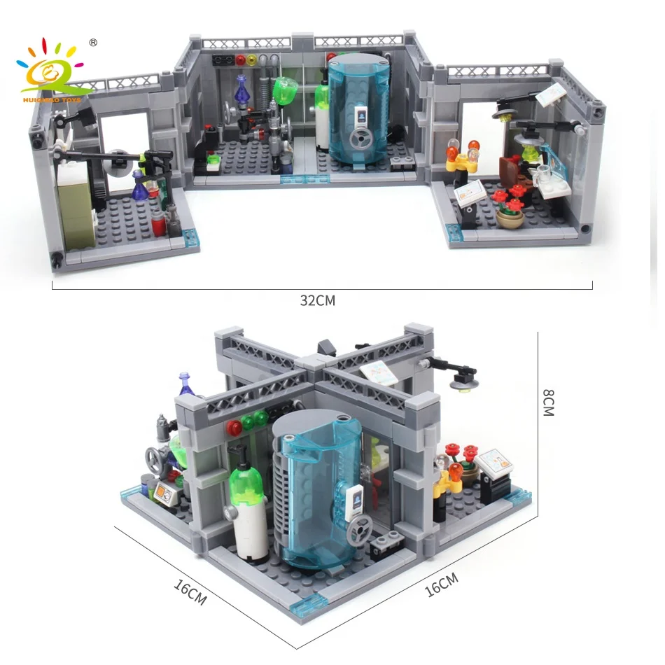 

science chemistry mobile future laboratory bricklab construction educational figure plastic building blocks