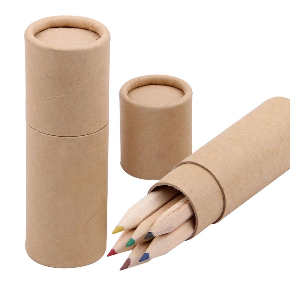 6pcs Colour Pencil Set Custom Color Pencil Promotional Natural Color