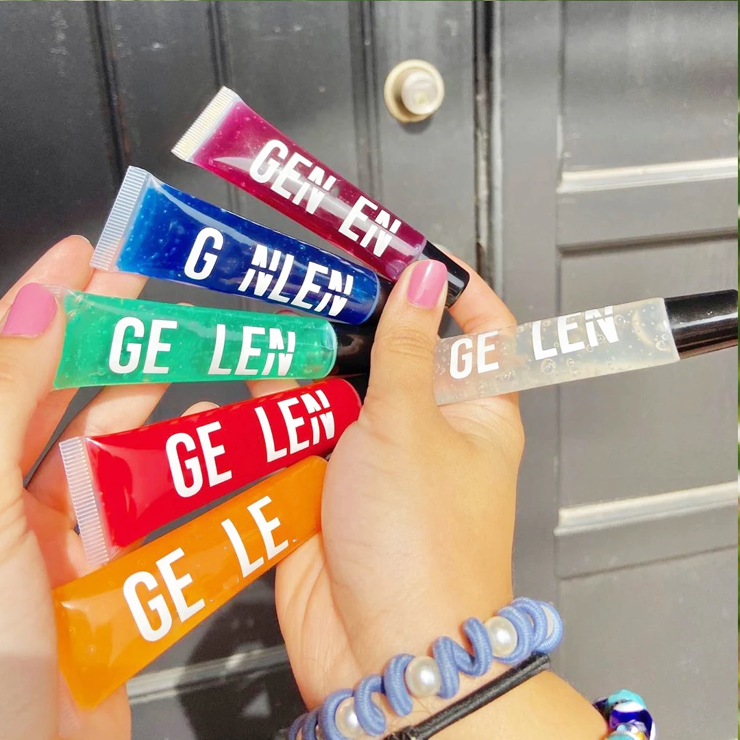 

2020 Amazon Hot Sale Lipgloss Clear Kids Flat Tube Luxury Logo High Color Make Your Own Bulk Roller Ball Private Label Lip Gloss