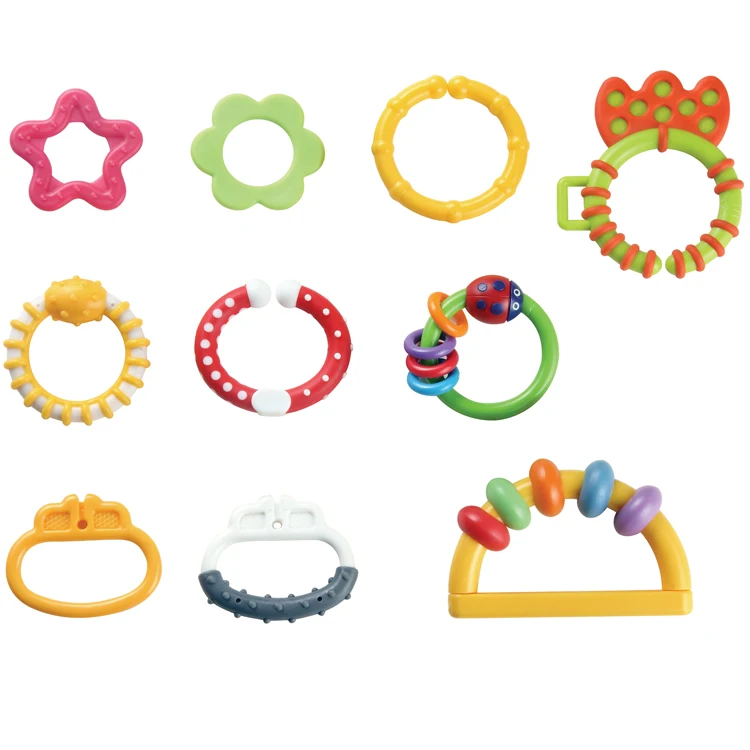 

Popular safety plastic ring links for baby toys, Multi