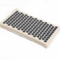 

Manufacturer Natural linen Acupressure Mat Yoga Yantra Foot Shakti Lotus Plastic Spikes Massage Acupressure mat