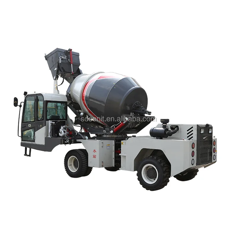 self loading concrete mixer