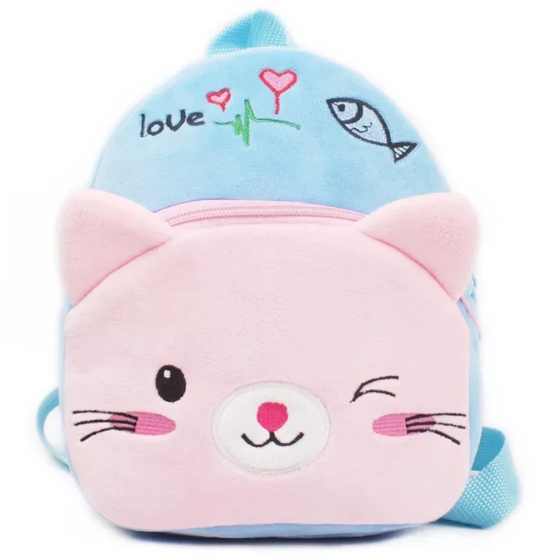 

New Style Cute Plush Zoo Animal Children School Bags Backpack For Kids