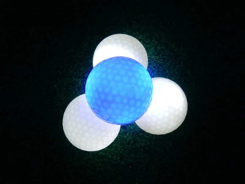 glowing golf ball