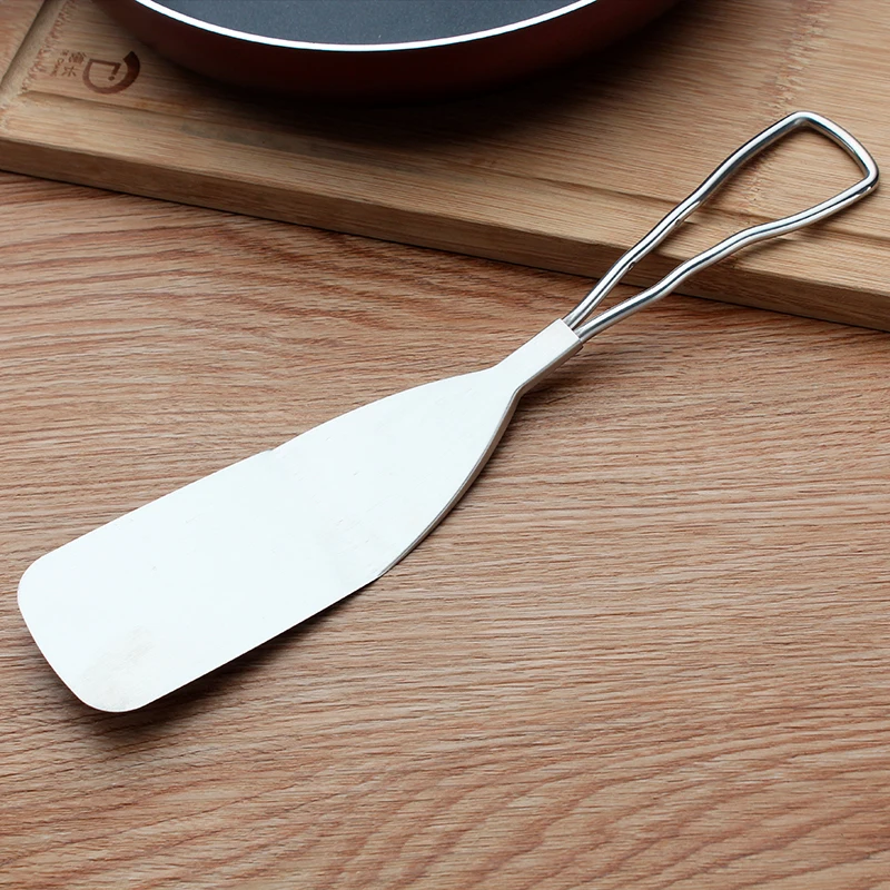 

Hot sale stainless steel baking tool steak cake beef pizza shovel, Silver