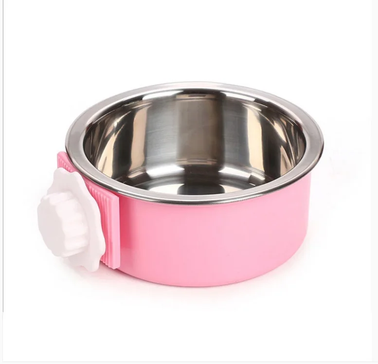 

Hot Sale High Quality New Smart Pet Food Bowl Custom Print Plastic Stainless Steel Dog Bowl, Blue/pink/white