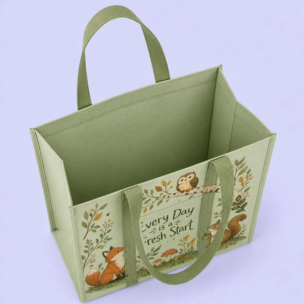 Spacious top-down open compartment for easy loading