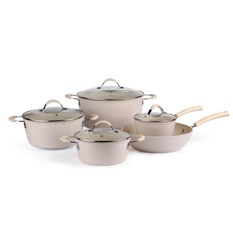 Wholesale Nonstick Aluminum Kitchen 12piece Professional Cookware Sets