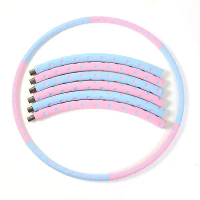 

Custom Smart Hula Ring Adjustable Stainless Steel Weighted HOLA Ring for Adults, Pink+gray,yellow+gray,blue+gray,green+gray,pink+blue