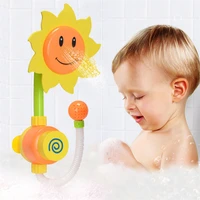 

Factory wholesale bulk sunflower baby bath rinser toy baby bath shower head