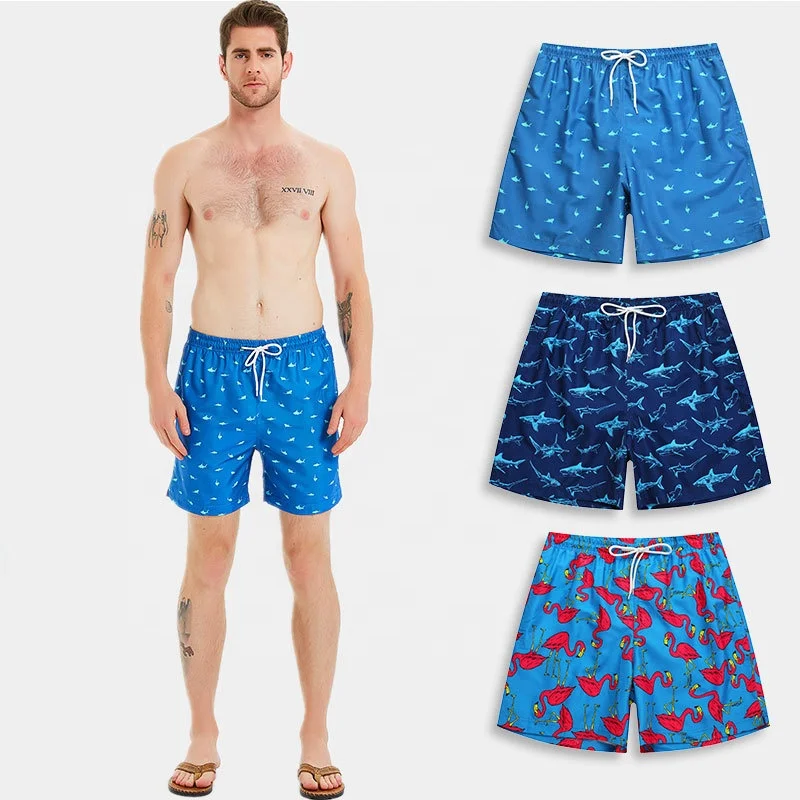 

Gulidd New Arrival Mens Summer graphic Beach Cool Breathable Swimwear Shorts