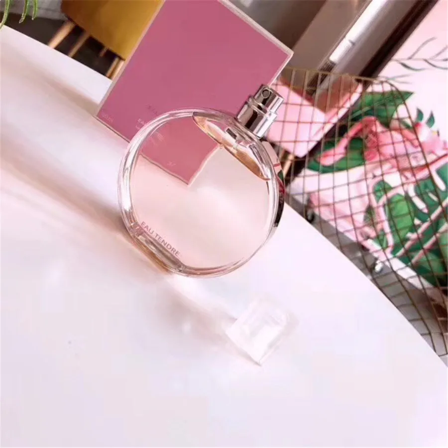 

100ml Women Perfume Fragrance Ladies Perfume Floral Fresh EDT 3.4fl OZ Suitable High Quality Pink Yellow Green Bottle Perfume