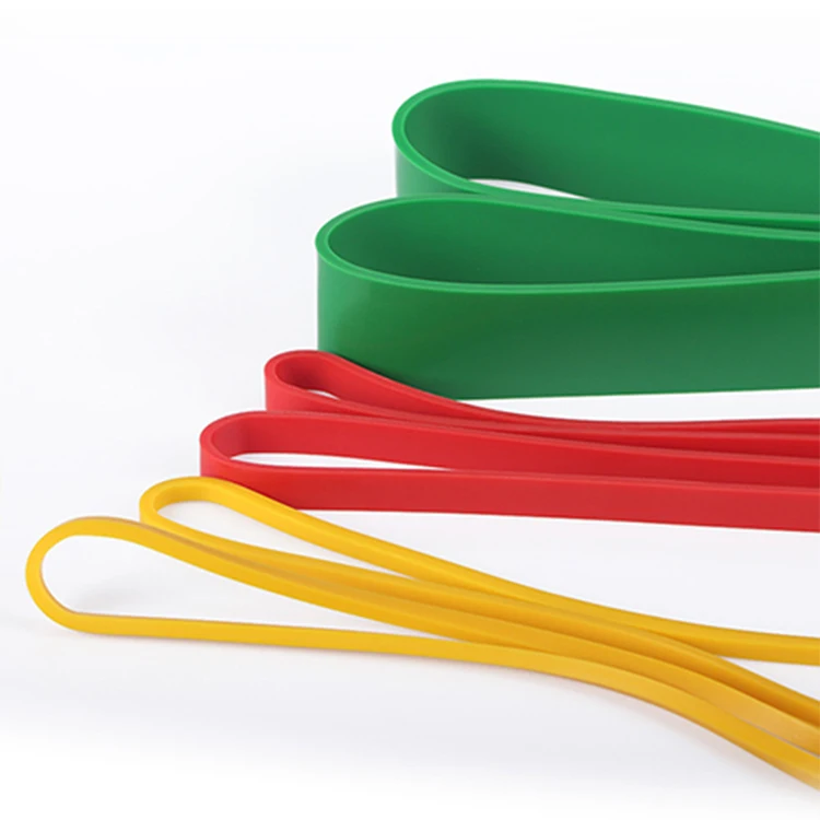 

Anti-slip Yoga Stretching Fitness Latex Elastic Heavy Resistance Band, Stock color or customized