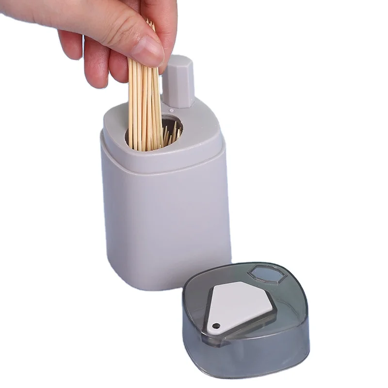 

Toothpick Box Creative Automatic Pop-up Home Living Room Push-type Toothpick Canister Portable Portable Toothpick Canister