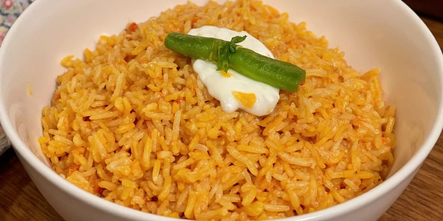 Toasting rice in pan