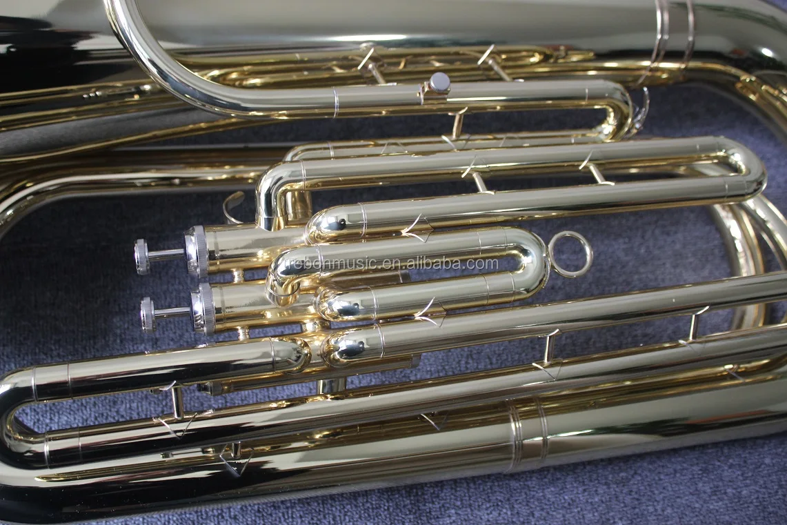Weifang Rebon High Quality Bb Key Tuba With Soft Case Buy Tuba