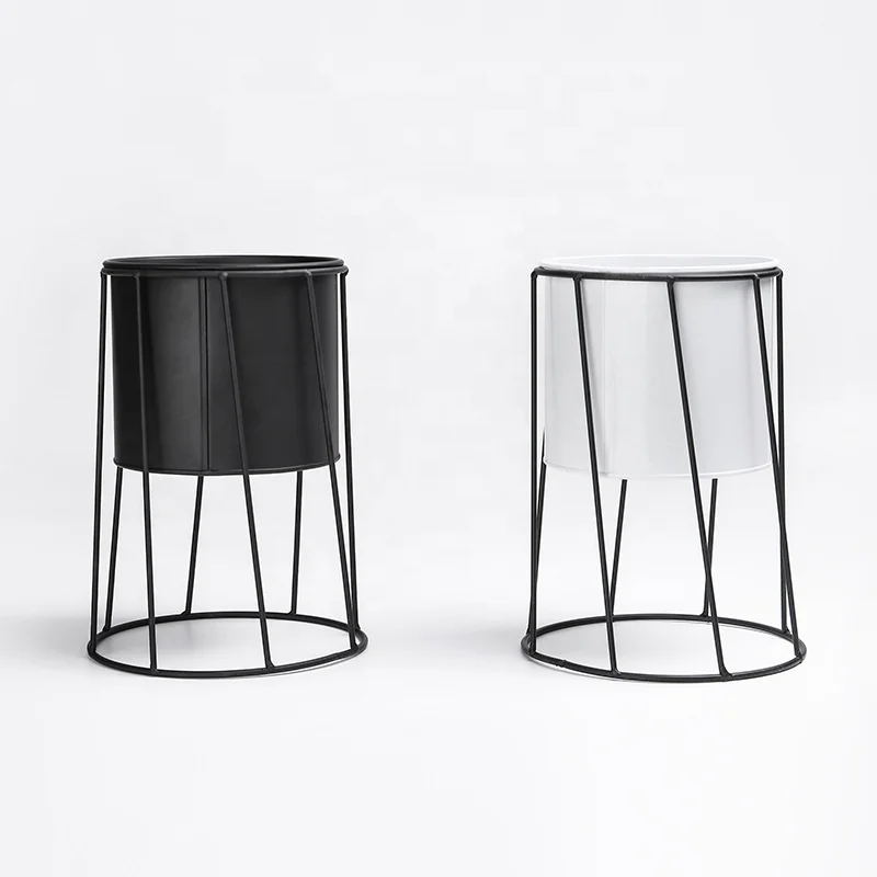 

Time slow geometric wall hanging succulent plant pot holder home art decoration high end ornaments wrought iron flower stand