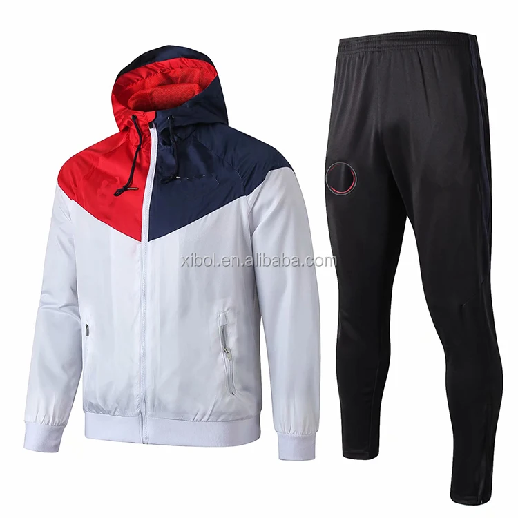 

Free shipping to paris soccer windbreaker suit