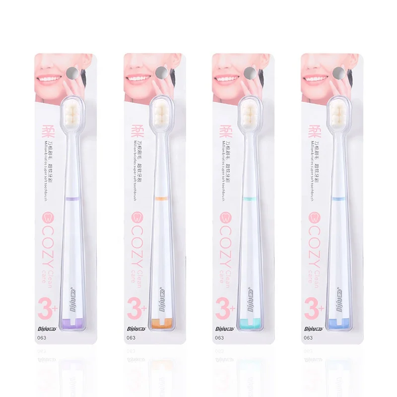

2020 New Design Super soft Nano Million Fiber Tooth Brush, Could be customized