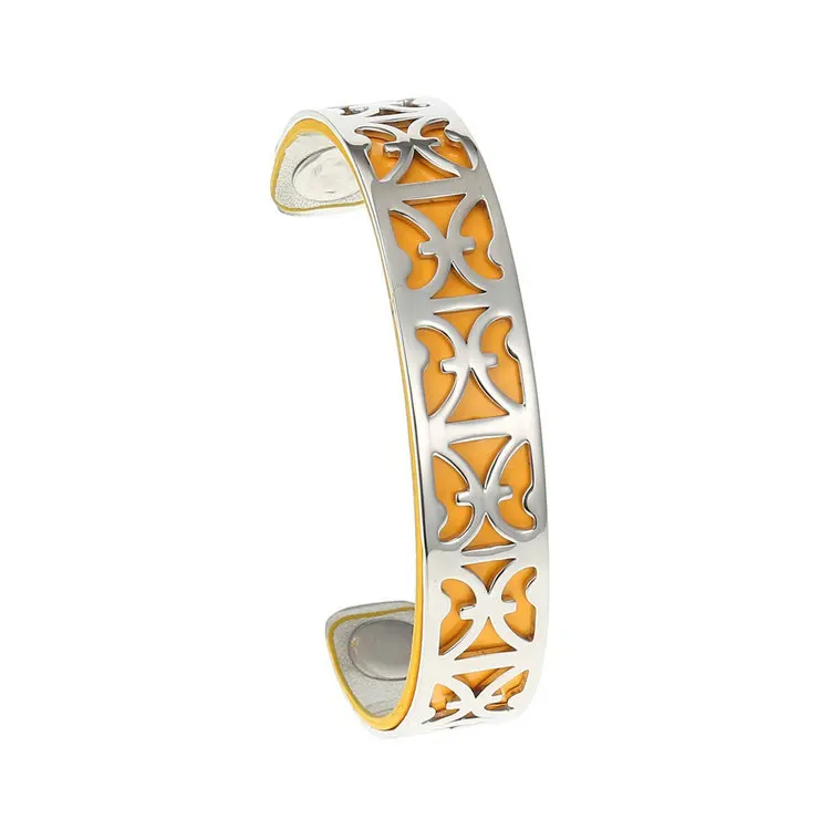

Capricornus steel jewelry Bracelet Geometric Bangles Argent Reversible Leather Bracelets and Bangles Wide Cuff