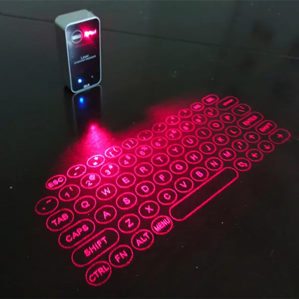

2020 new cheap Mini Portable wireless virtual laser keyboard for smart TV, Black