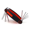 8 Piece Folding Allen Hex Key Wrench Set SAE Metric Hex Allen Hand Tool Set Select Size